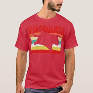 Sugar Glider Marsupial Retro Vintag T-Shirt