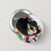 Sugar Glider mit einem Hut Button (Vorne & Hinten)