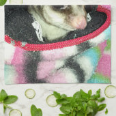 Sugar Glider mit einem Hut Küchentuch (Gefaltet)