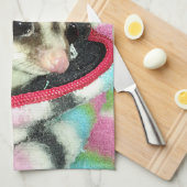 Sugar Glider mit einem Hut Küchentuch (Viertel Falte)