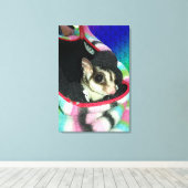 Sugar Glider mit einem Hut Leinwanddruck (Insitu (Holzboden))