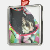 Sugar Glider mit einem Hut Ornament Aus Metall (Links)