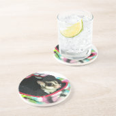 Sugar Glider mit einem Hut Untersetzer (Seite)