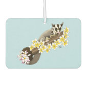 Sugar Glider Niedlich Floral Autolufterfrischer (Vorderseite)