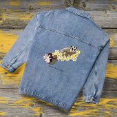 Sugar Glider Niedlich Floral Jeansjacke