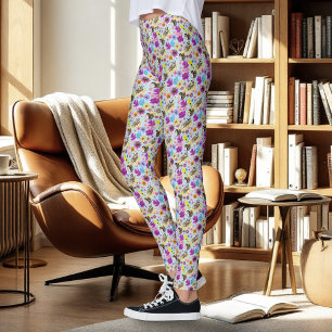 Sugar Glider Niedlich Floral Leggings