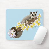 Sugar Glider Niedlich Floral Mousepad (Mit Mouse)