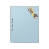 Sugar Glider Niedlich Floral Notizblock (Rotiert)