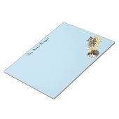 Sugar Glider Niedlich Floral Notizblock (angewinkelt)