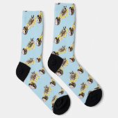 Sugar Glider Niedlich Floral Socken (Rechts)