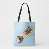 Sugar Glider Niedlich Floral Tasche (Vorderseite)