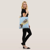 Sugar Glider Niedlich Floral Tasche (Am Model)