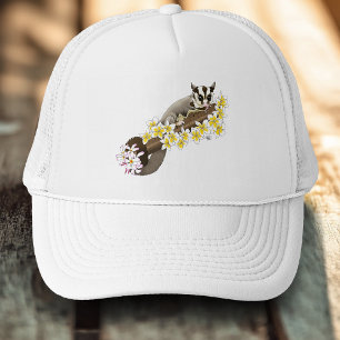 Sugar Glider Niedlich Floral Truckerkappe