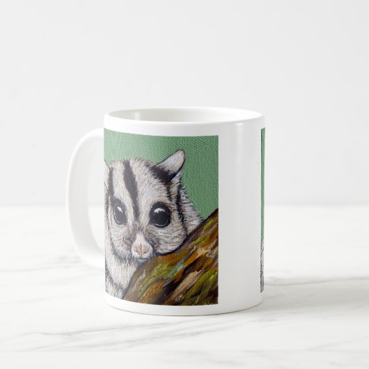 Sugar Glider Painting Kaffeetasse (Vorderseite Links)