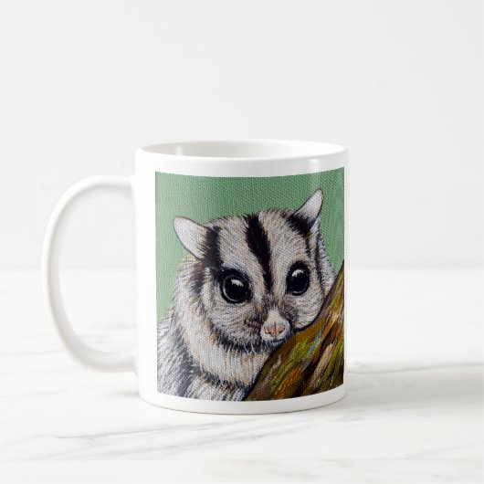 Sugar Glider Painting Kaffeetasse (Links)