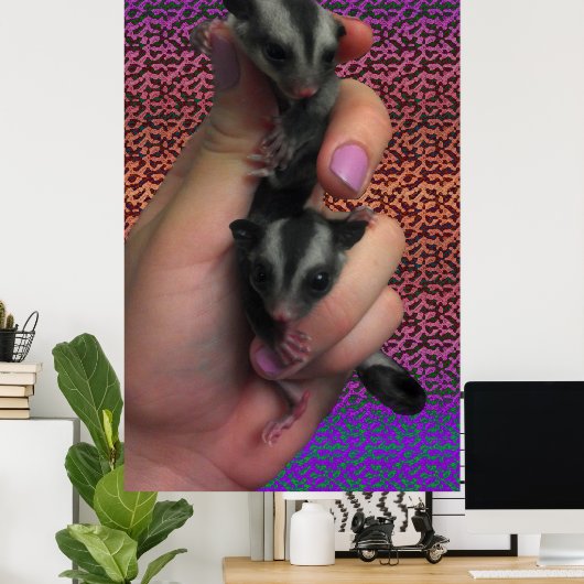 Sugar Glider Poster (Heimbüro)