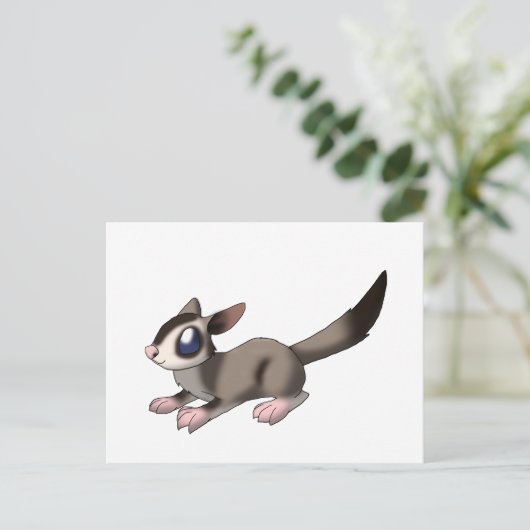Sugar Glider Postkarte (Stehend Vorderseite)