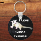 Sugar Glider Schlüsselanhänger (Vorderseite)