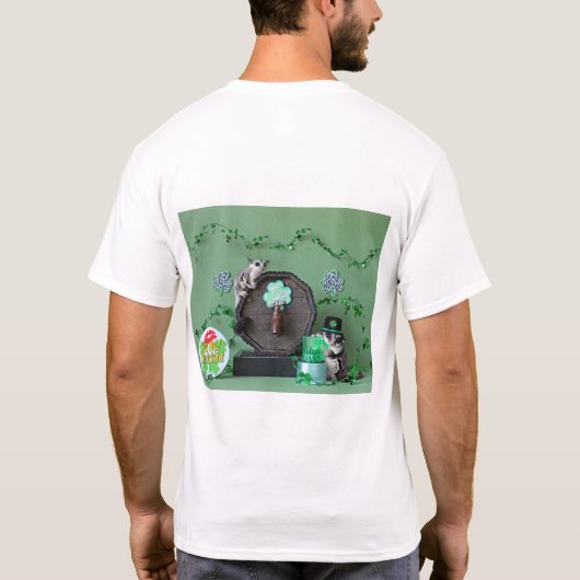 Sugar Glider St. Patrick's Day T-Shirt (Rückseite)