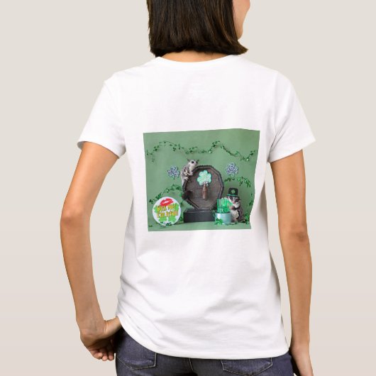 Sugar Glider St. Patrick's Day T-Shirt (Rückseite)