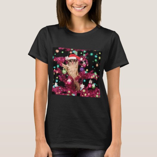 Sugar Glider Weihnachten T-Shirt (Vorderseite)