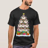 Sugar Glider Xmas Tree Lighting Santa Sugar Glider T-Shirt (Vorderseite)