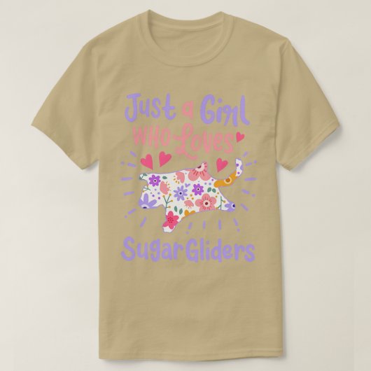 Sugar Gliders Sugar Glider Lover T-Shirt (Design vorne)