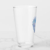 Sugar Great Dane Skull Glas (Rechts)