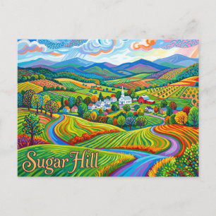 Sugar Hill, New Hampshire USA Postkarte