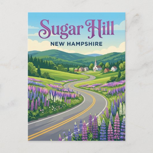 Sugar Hill USA Postkarte (Vorderseite)