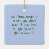 Sugar House Park Winter Keramikornament (Rückseite)