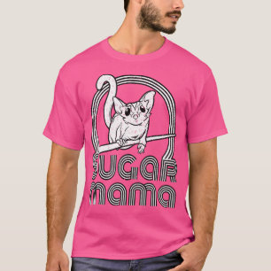 Sugar Mama Funny Sugar Glider Mama Black Small T-Shirt