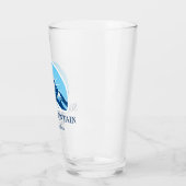 Sugar Mountain NC Skigebiet Bierglas Glas (Links)