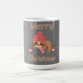 Sugar Niedlich Sloth Christmas Kaffeetasse (Mittel)