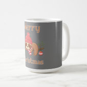 Sugar Niedlich Sloth Christmas Kaffeetasse (VorderseiteRechts)