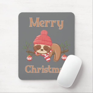 Sugar Niedlich Sloth Christmas Mousepad
