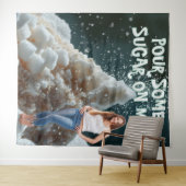 Sugar Party Celebration Photo Backdrop Wandteppich (Beispiel (Horizontal))