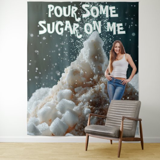 Sugar Party Celebration Photo Backdrop Wandteppich (Beispiel)