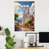 Sugar, perched in the Andes Poster (Heimbüro)
