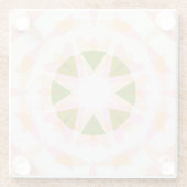 Sugar Pink Spring Green Star Dopamin Dekoration Ar Glasuntersetzer (Rückseite)