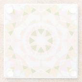 Sugar Pink Spring Green Star Dopamin Dekoration Ar Glasuntersetzer (Rückseite)