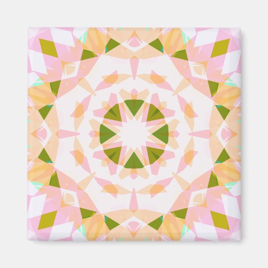 Sugar Pink Spring Green Star Dopamin Dekoration Ar Magnet (Vorne)