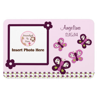 Sugar Plum Butterfets Personalisiertes Foto Magnet