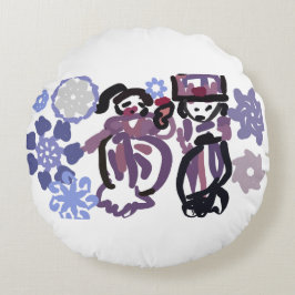 Sugar plum dance rundes kissen