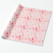 Sugar Plum Dreams Pink Christmas Geschenkpapier (Ungerollt)