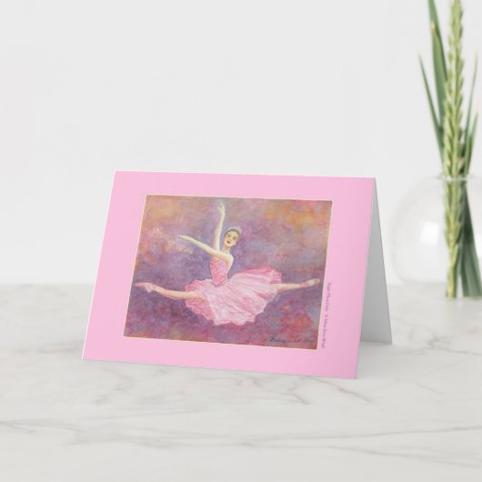 Sugar Plum Fairy Greeting Card Feiertagskarte (Vorderseite)