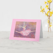 Sugar Plum Fairy Greeting Card Karte (Gelbe Blume)