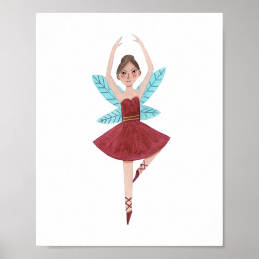 Sugar Plum Fairy Nutcracker Ballet Poster (Vorne)
