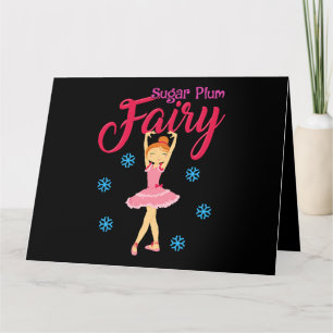 Sugar Plum Fairy Shirt Ballerina Tanz Chri Karte