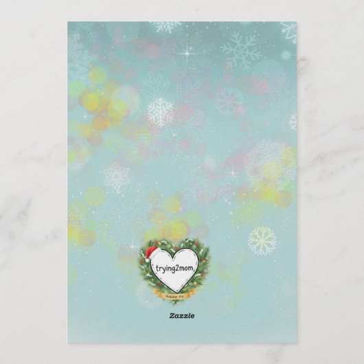 Sugar Plum is One, Nutcracker 1st birthday Einladung (Rückseite)